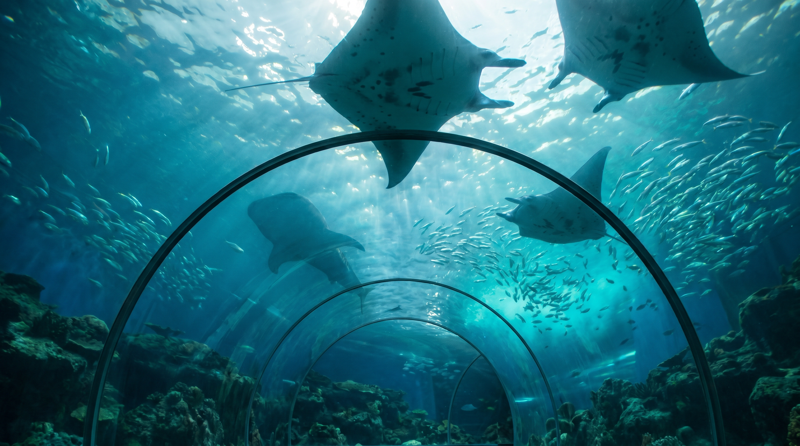 Ocean Voyager exhibit tunnel